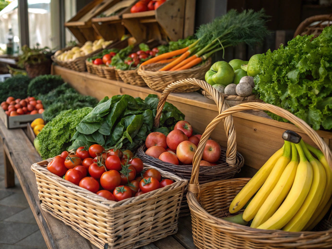 Fruits et légumes bio frais