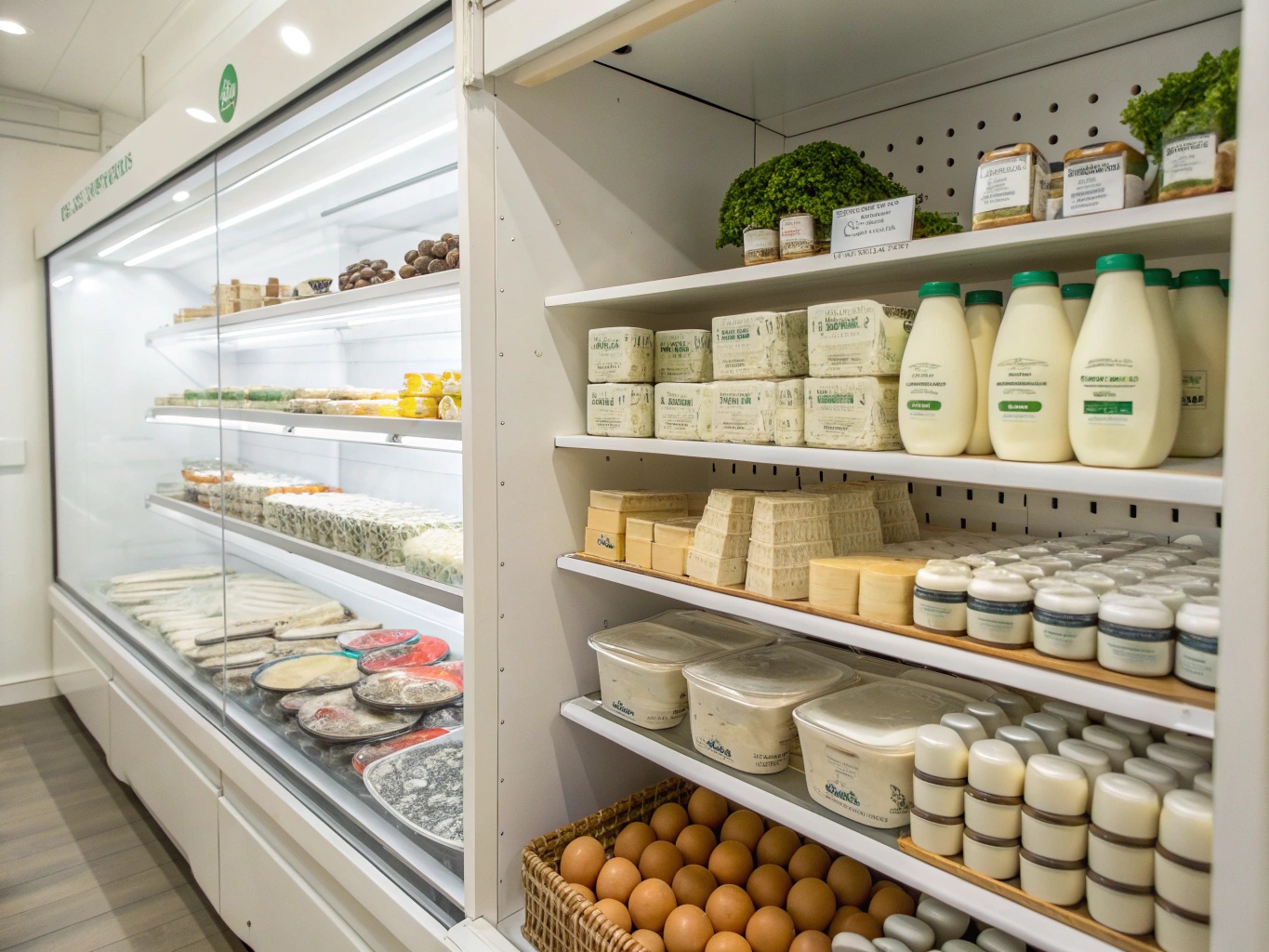 Fromages et produits frais bio