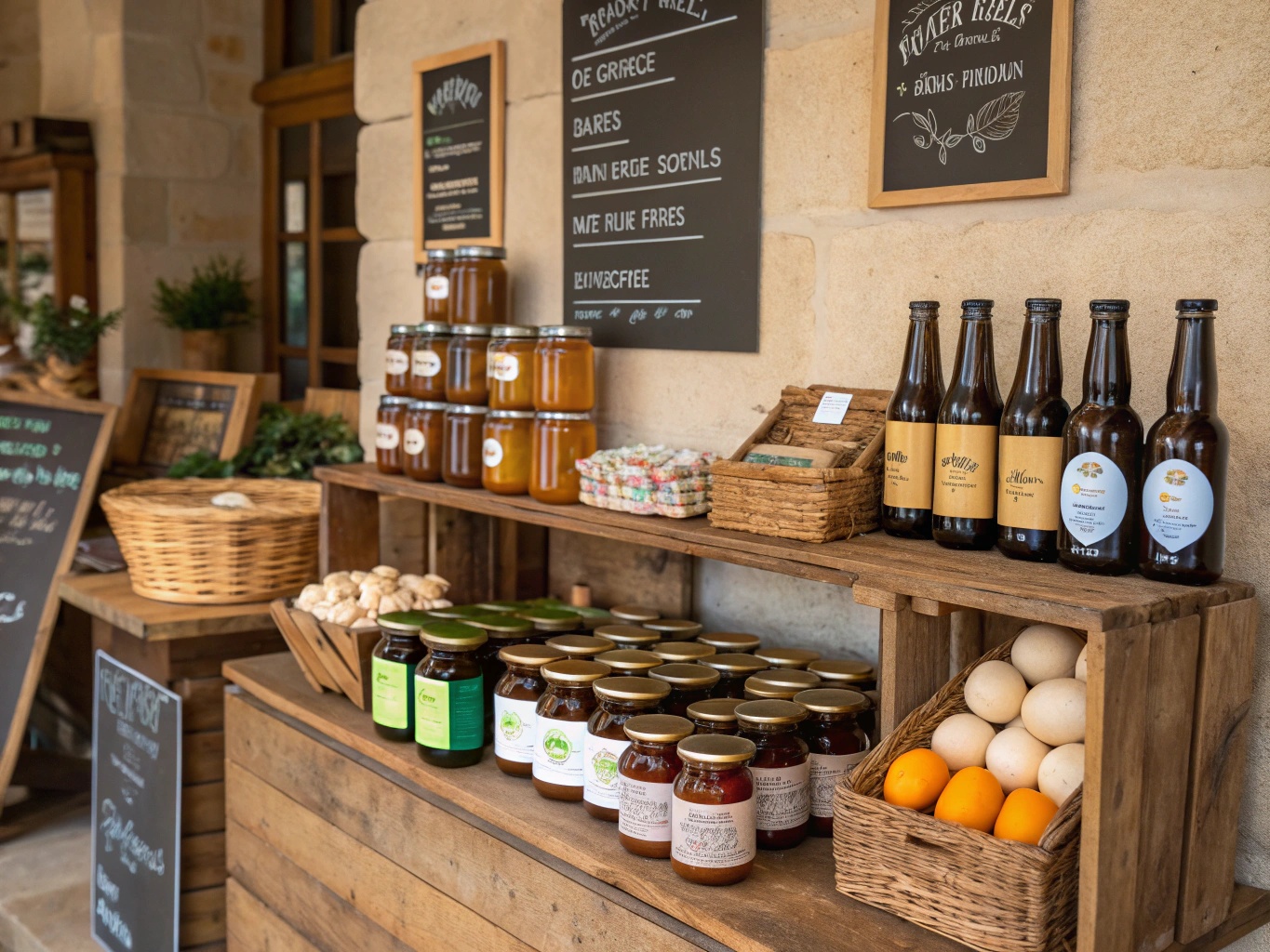 Produits locaux de la région d'Ambert